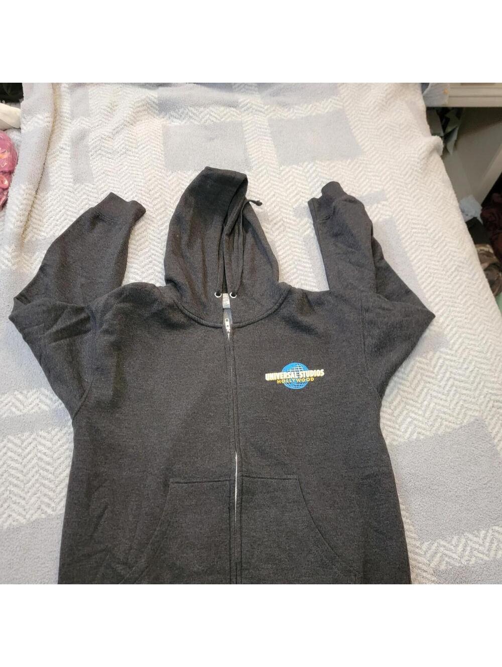 Universal Men's Black and Grey Hoody
